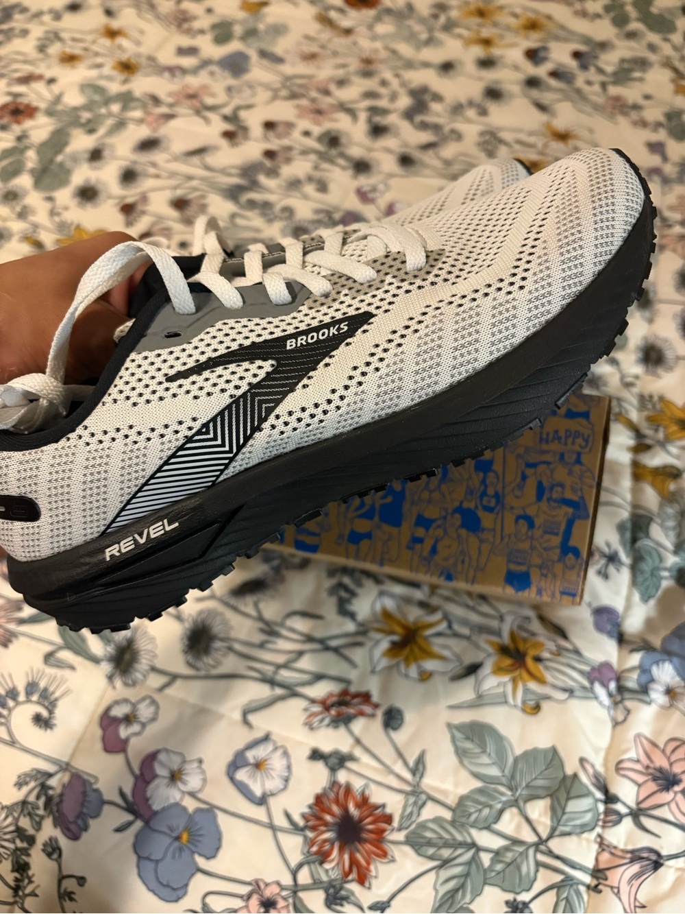 Brooks Women’s Running Shoes — White and Black - Picture 3 of 5